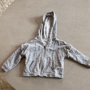 Splendid Light Gray Kids Hoodie 12-18M